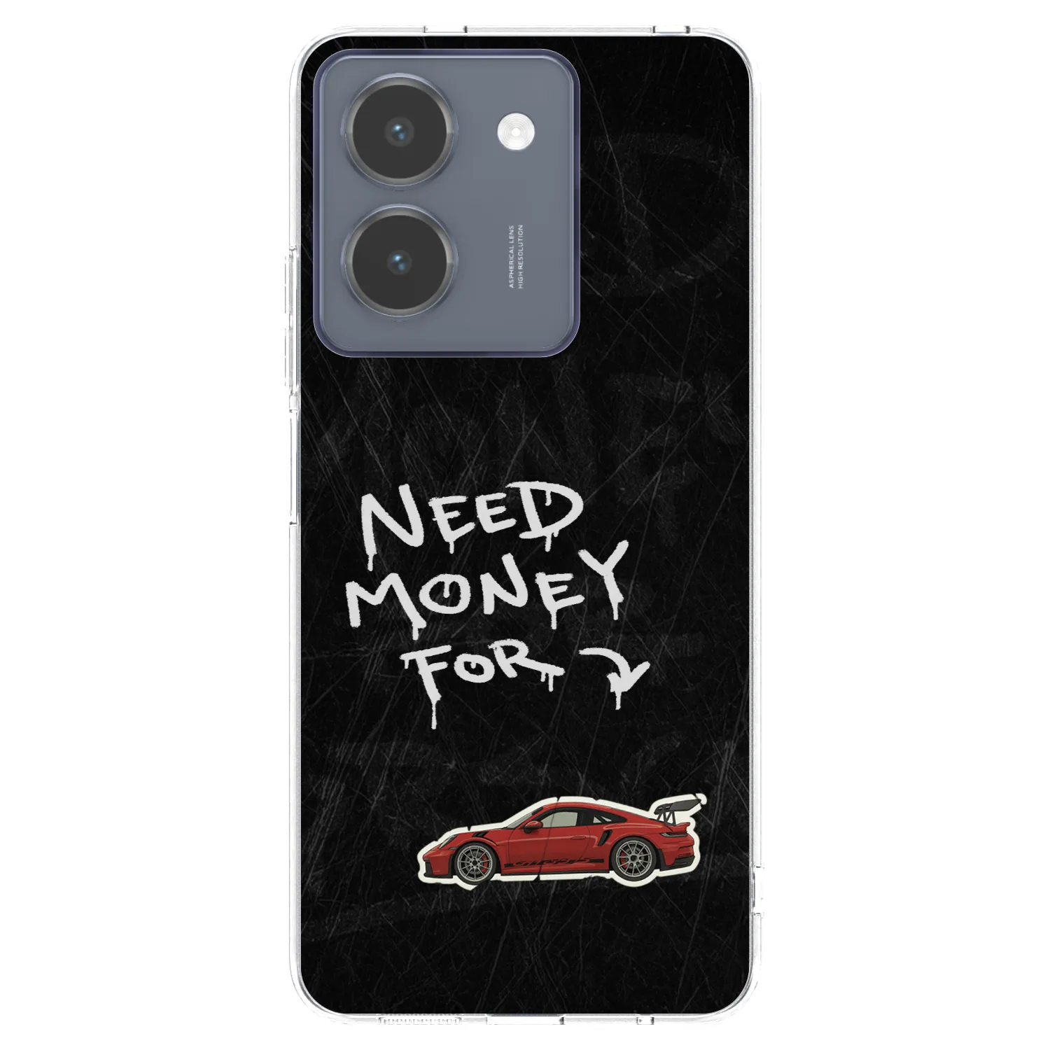 Picasee Vivo Y36 4G Hülle - Transparentes Silikon - Track Mode