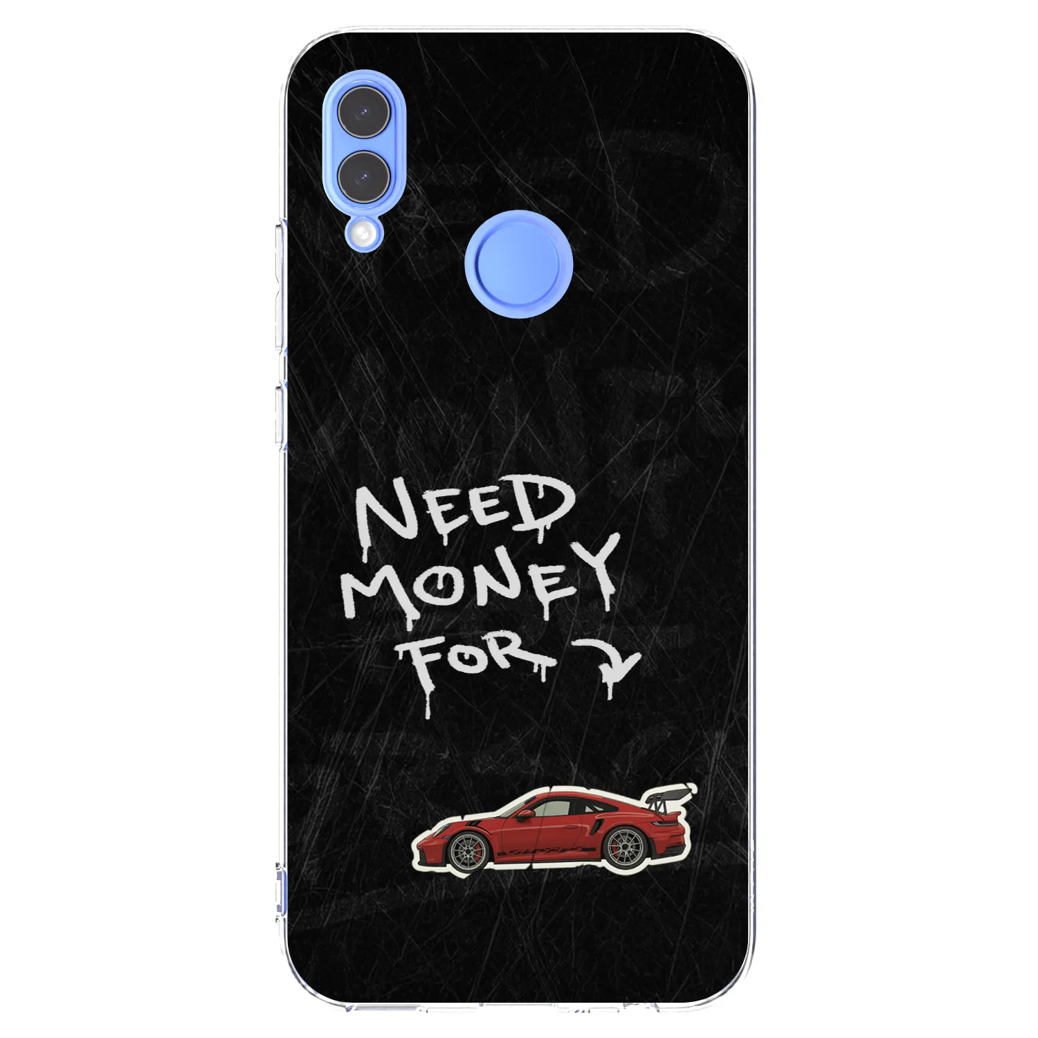 Picasee Honor 10 Lite Hülle - Transparentes Silikon - Track Mode