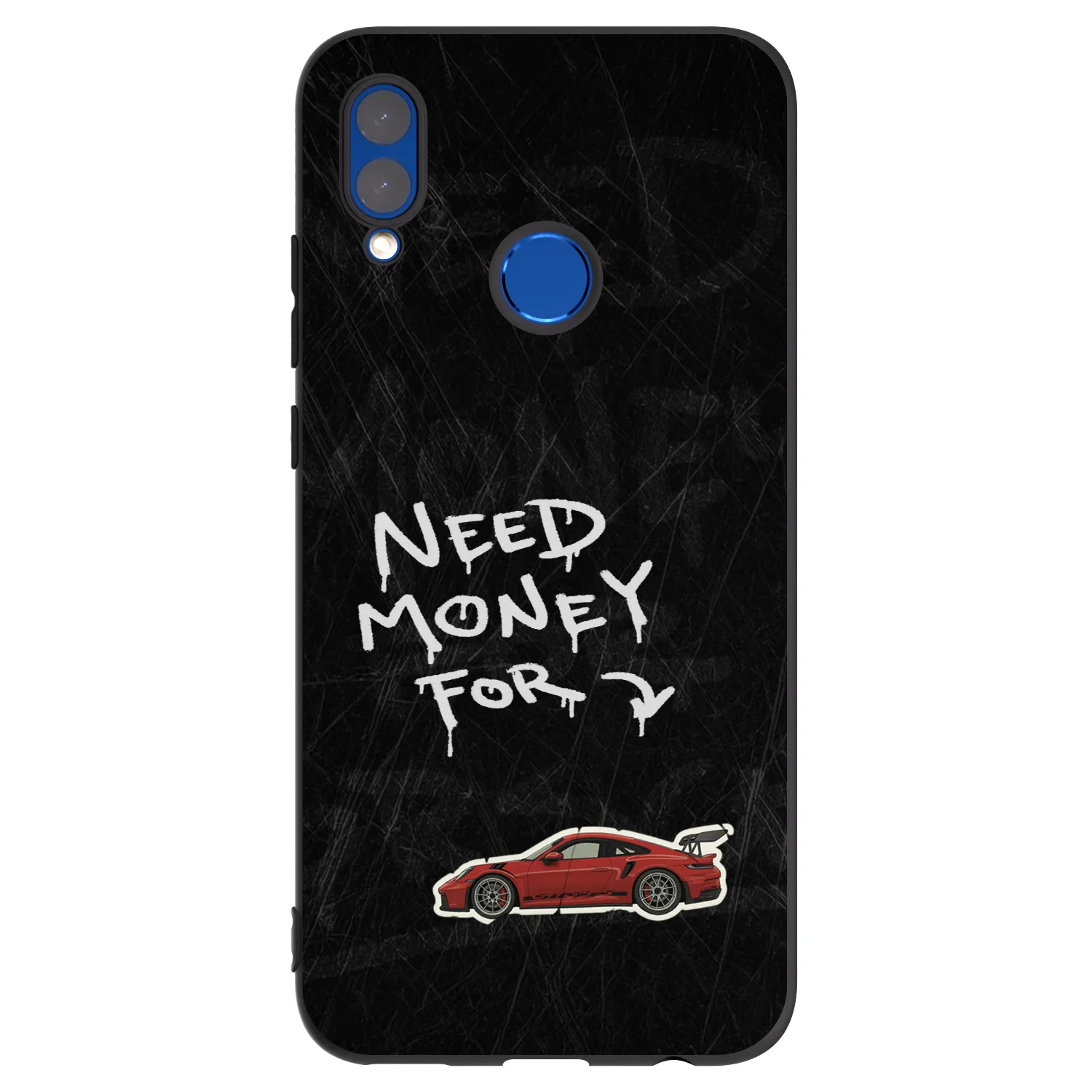 Picasee Honor 10 Lite Hülle - Schwarzes Silikon - Track Mode