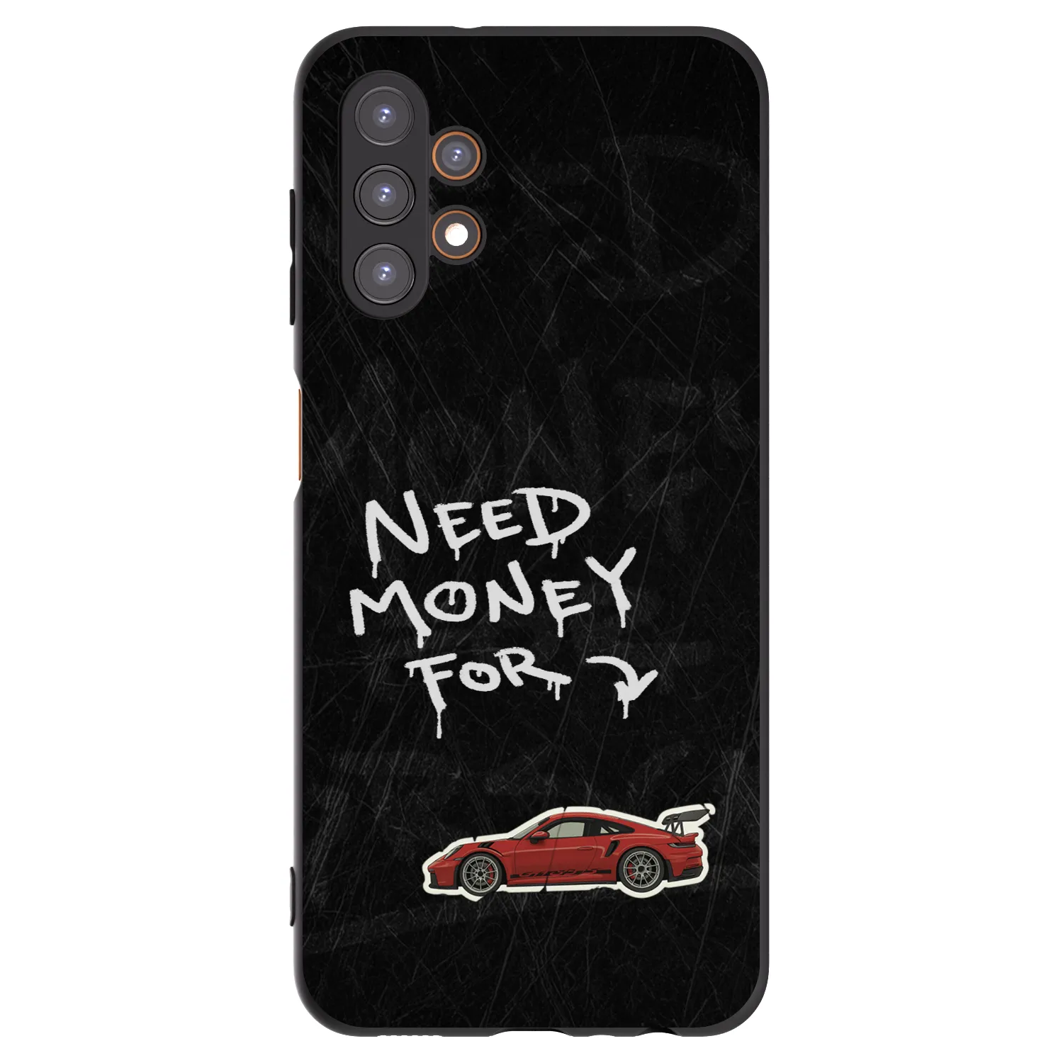 Picasee Samsung Galaxy A13 5G Hülle - Schwarzes Silikon - Track Mode