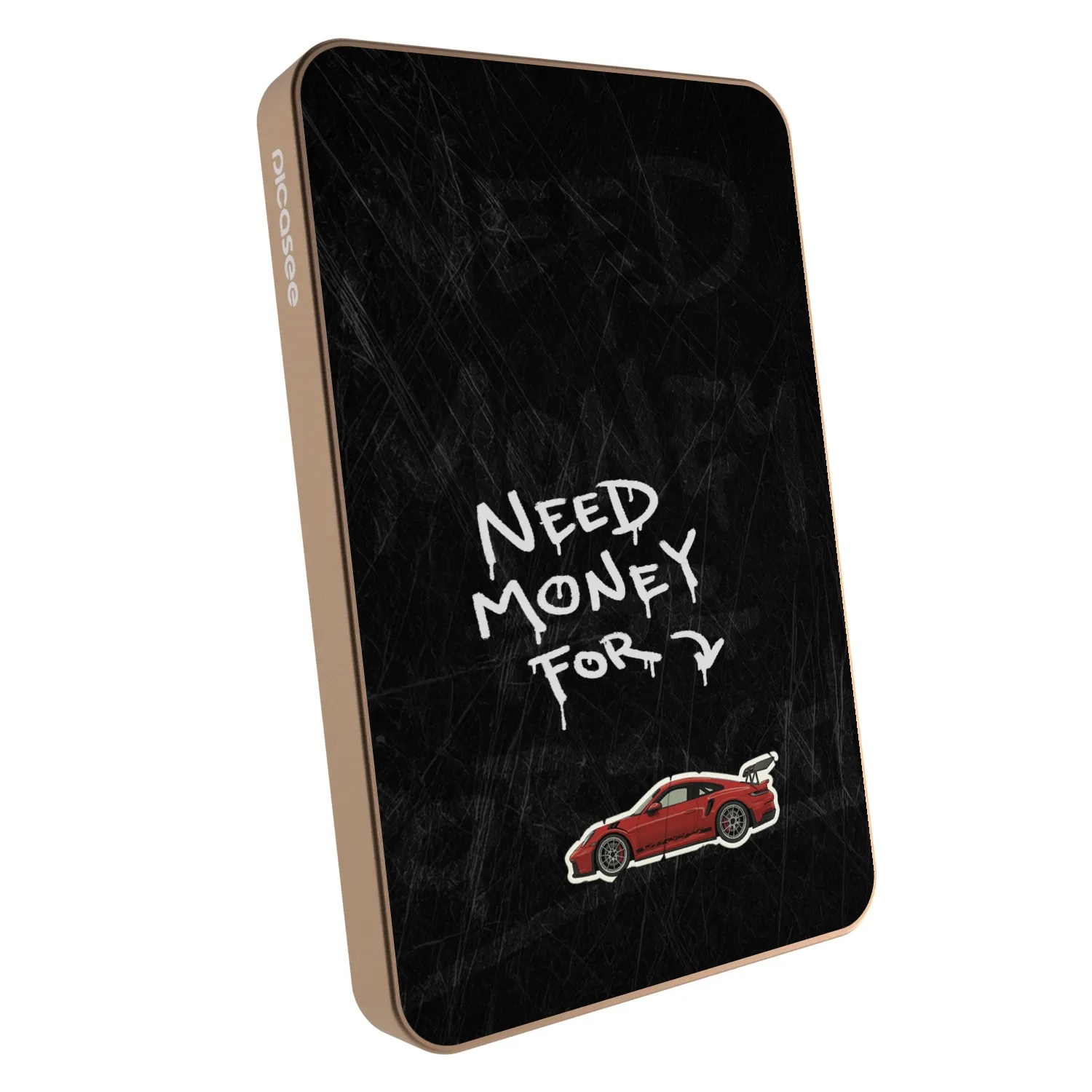 Picasee Powerbank mit MagSafe 5 000 mAh Golden - Track Mode