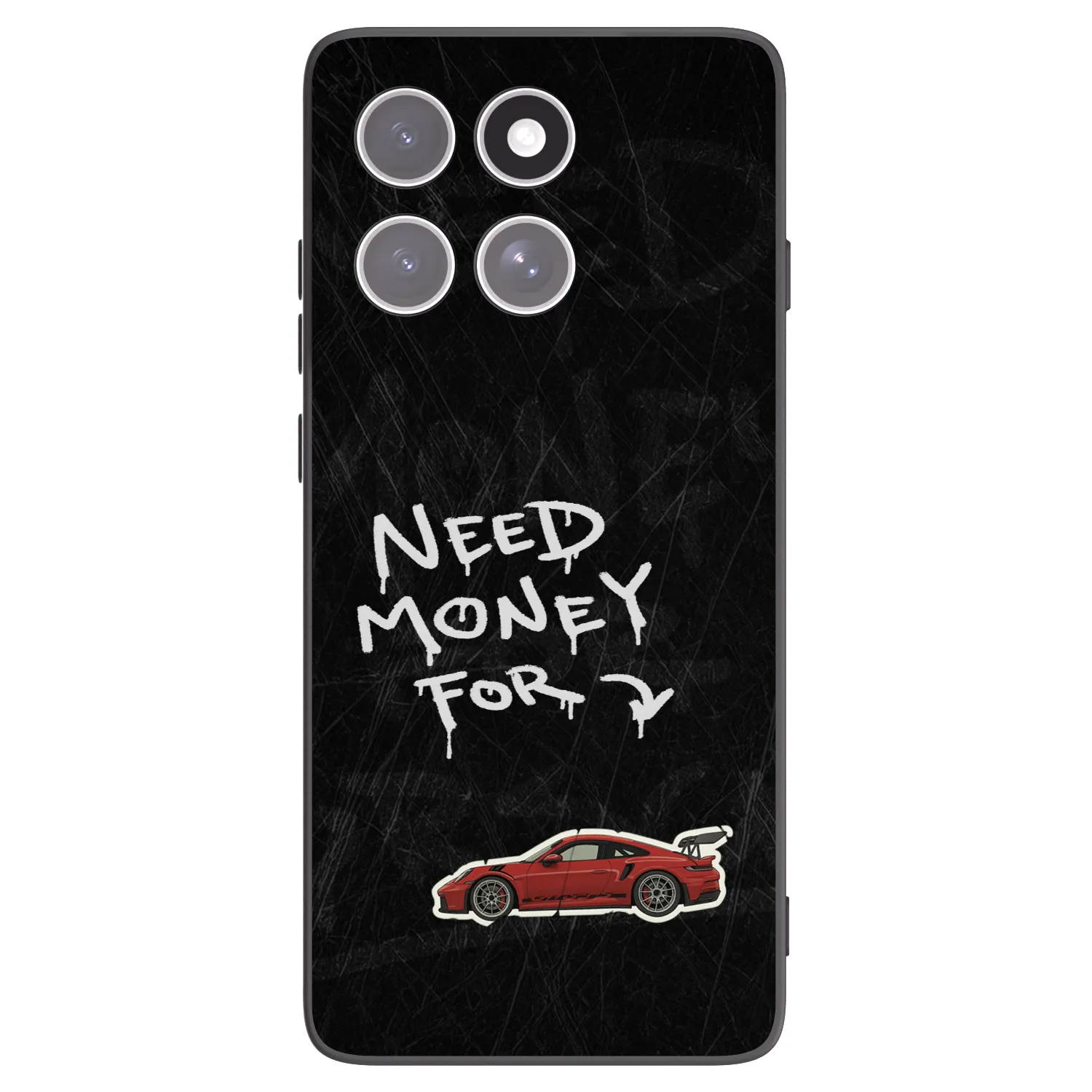 Picasee Motorola Edge 60 Fusion Hülle - Schwarzes Silikon - Track Mode