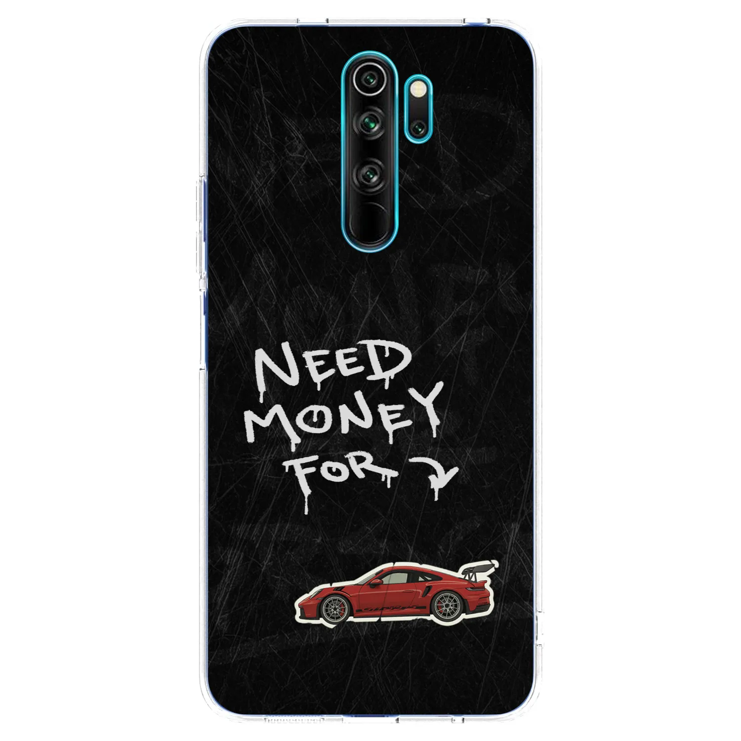 Picasee Xiaomi Redmi Note 8 Pro Hülle - Transparentes Silikon - Track Mode