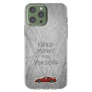 Picasee Apple iPhone 13 Pro Max Hülle - Transparentes Silikon - Garage Scratch