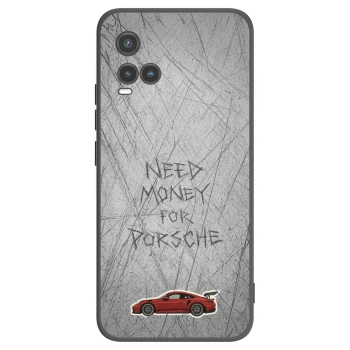 Picasee Vivo Y33s Hülle - Schwarzes Silikon - Garage Scratch