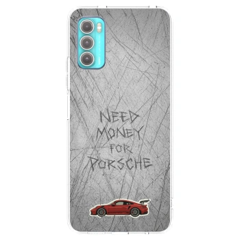 Picasee Motorola Moto G60 Hülle - Transparentes Silikon - Garage Scratch