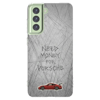 Picasee Samsung Galaxy S21 FE 5G Hülle - Transparentes Silikon - Garage Scratch