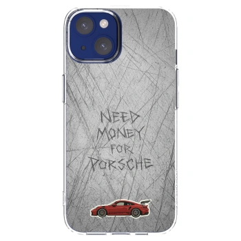 Picasee Apple iPhone 14 Hülle - Transparentes Silikon - Garage Scratch