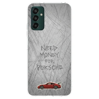 Picasee Samsung Galaxy M13 M135F Hülle - Transparentes Silikon - Garage Scratch