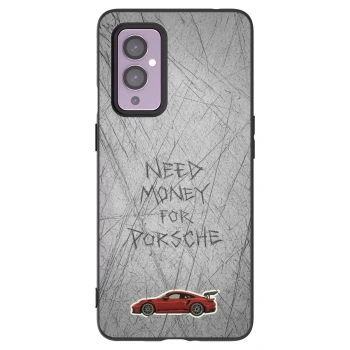 Picasee OnePlus 9 Hülle - Schwarzes Silikon - Garage Scratch