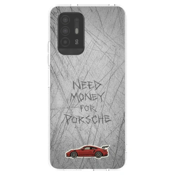 Picasee OPPO A94 5G Hülle - Transparentes Silikon - Garage Scratch