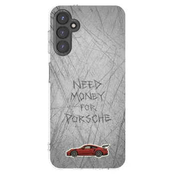 Picasee Samsung Galaxy A14 4G A145R Hülle - Transparentes Silikon - Garage Scratch