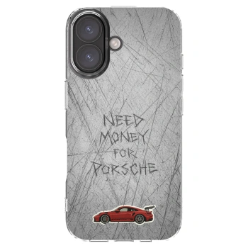 Picasee Apple iPhone 16 Hülle - Transparentes Silikon - Garage Scratch
