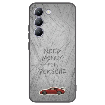 Picasee Vivo V40 SE 5G Hülle - Schwarzes Silikon - Garage Scratch