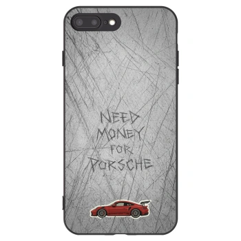 Picasee Apple iPhone 8 Plus Hülle - Schwarzes Silikon - Garage Scratch