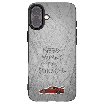 Picasee Apple iPhone 16 Plus Hülle - Schwarzes Silikon - Garage Scratch