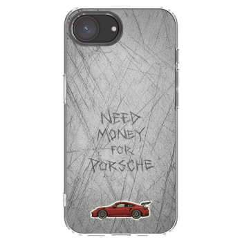 Picasee Apple iPhone 16e Hülle - Transparentes Silikon - Garage Scratch