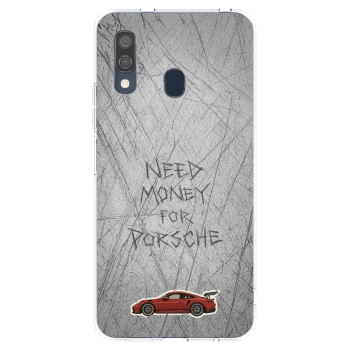 Picasee Samsung Galaxy A40 A405F Hülle - Transparentes Silikon - Garage Scratch