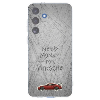 Picasee Samsung Galaxy S25 FE 5G Hülle - Transparentes Silikon - Garage Scratch