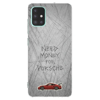 Picasee Samsung Galaxy A51 A515F Hülle - Transparentes Silikon - Garage Scratch