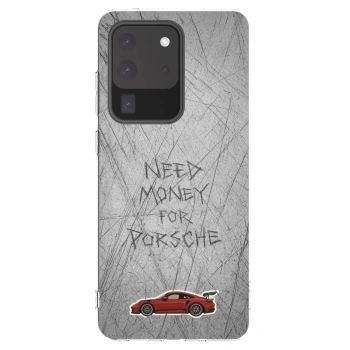 Picasee Samsung Galaxy S20 Ultra 5G G988F Hülle - Transparentes Silikon - Garage Scratch