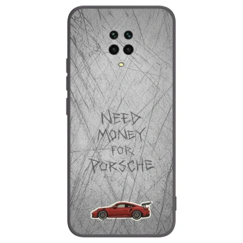 Picasee Xiaomi Redmi Note 9S Hülle - Schwarzes Silikon - Garage Scratch