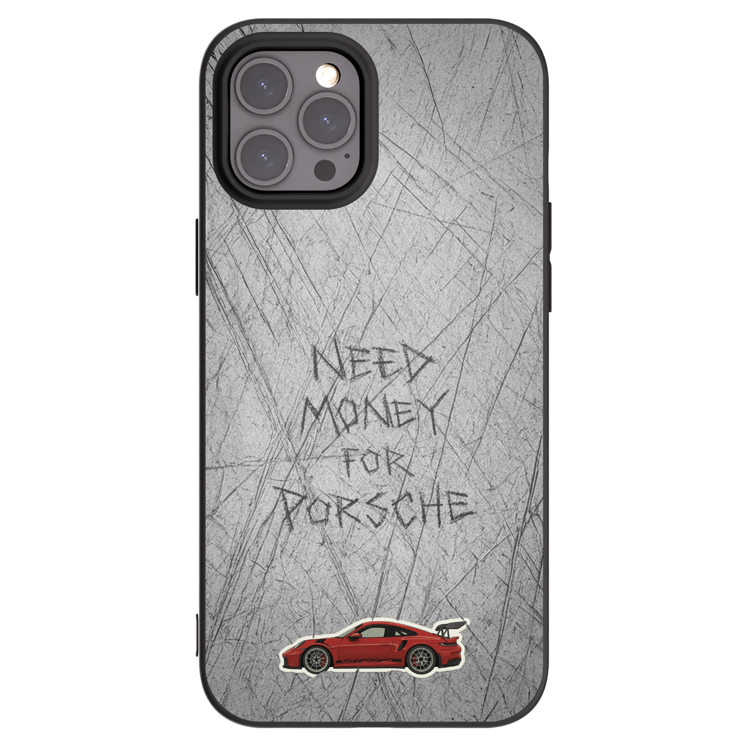 Picasee Apple iPhone 12 Pro Max Hülle - Schwarzes Silikon - Garage Scratch