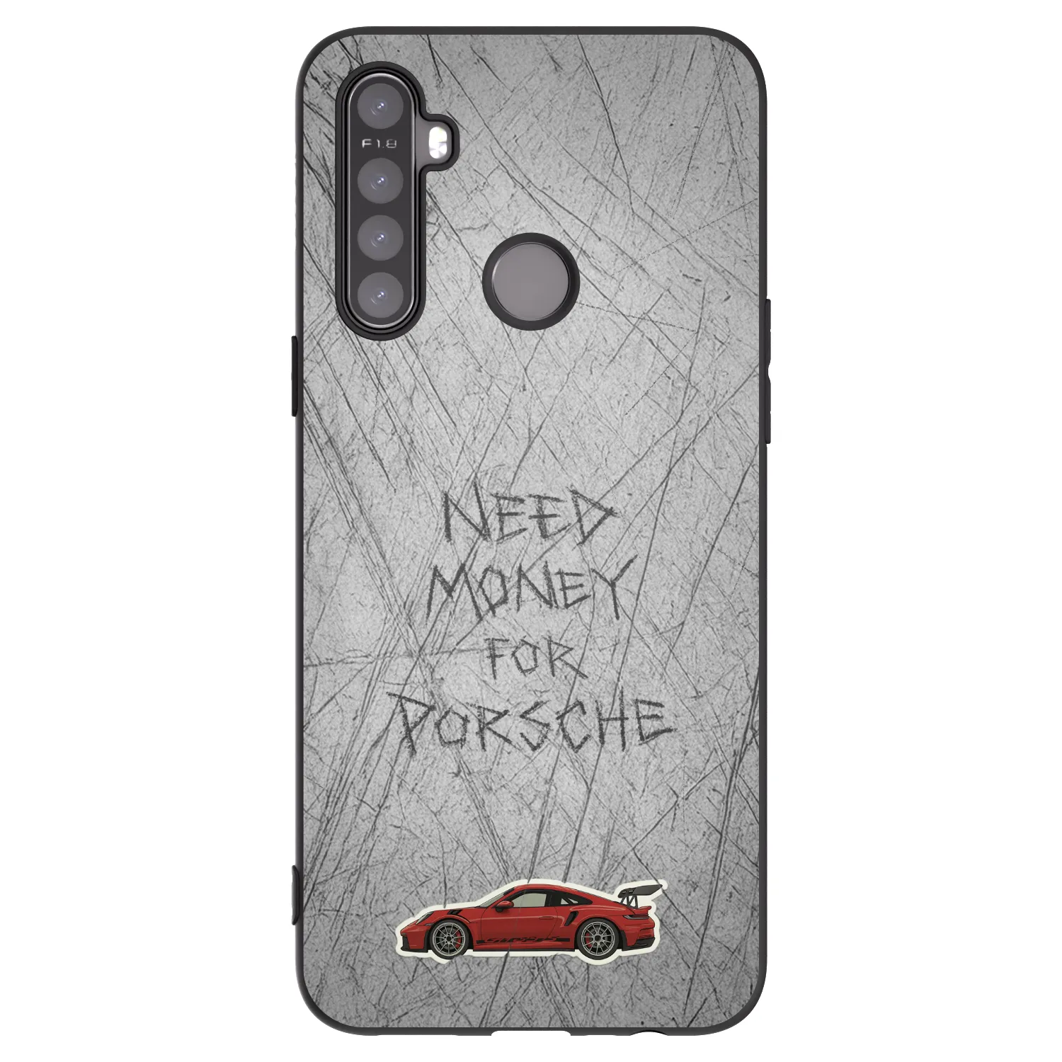 Picasee Realme 5 Hülle - Schwarzes Silikon - Garage Scratch