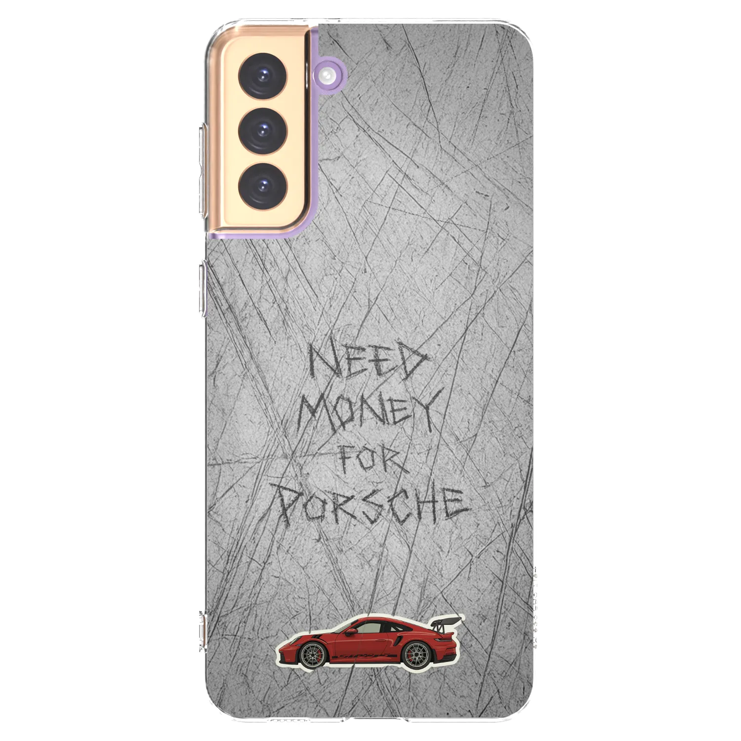 Picasee Samsung Galaxy S21+ 5G G996F Hülle - Transparentes Silikon - Garage Scratch