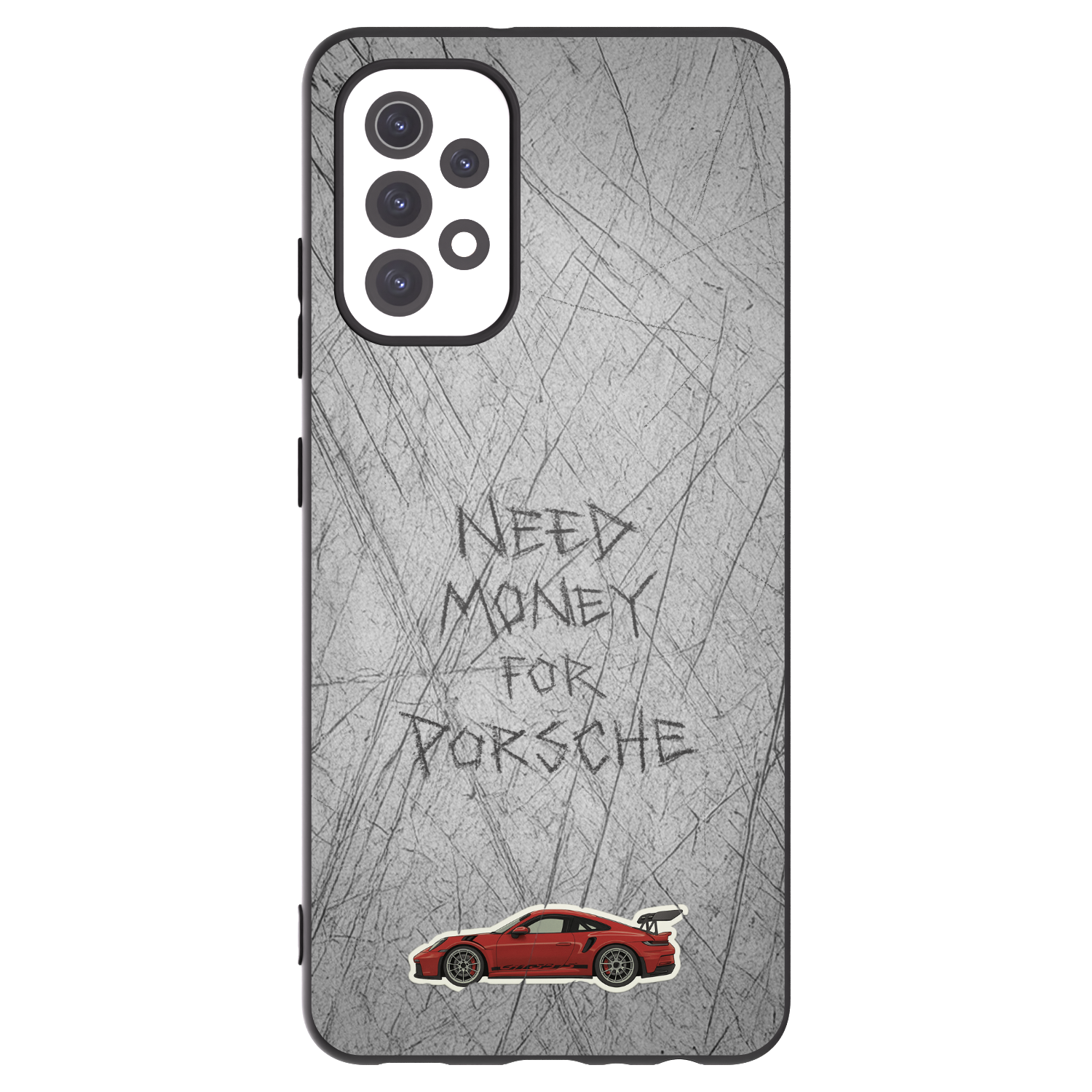Picasee Samsung Galaxy A32 5G A326B Hülle - Schwarzes Silikon - Garage Scratch