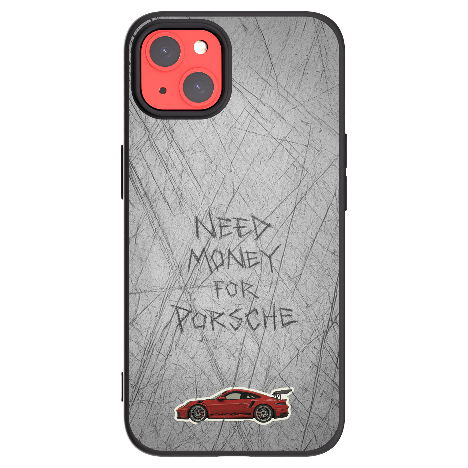 Picasee Apple iPhone 13 Hülle - Schwarzes Silikon - Garage Scratch