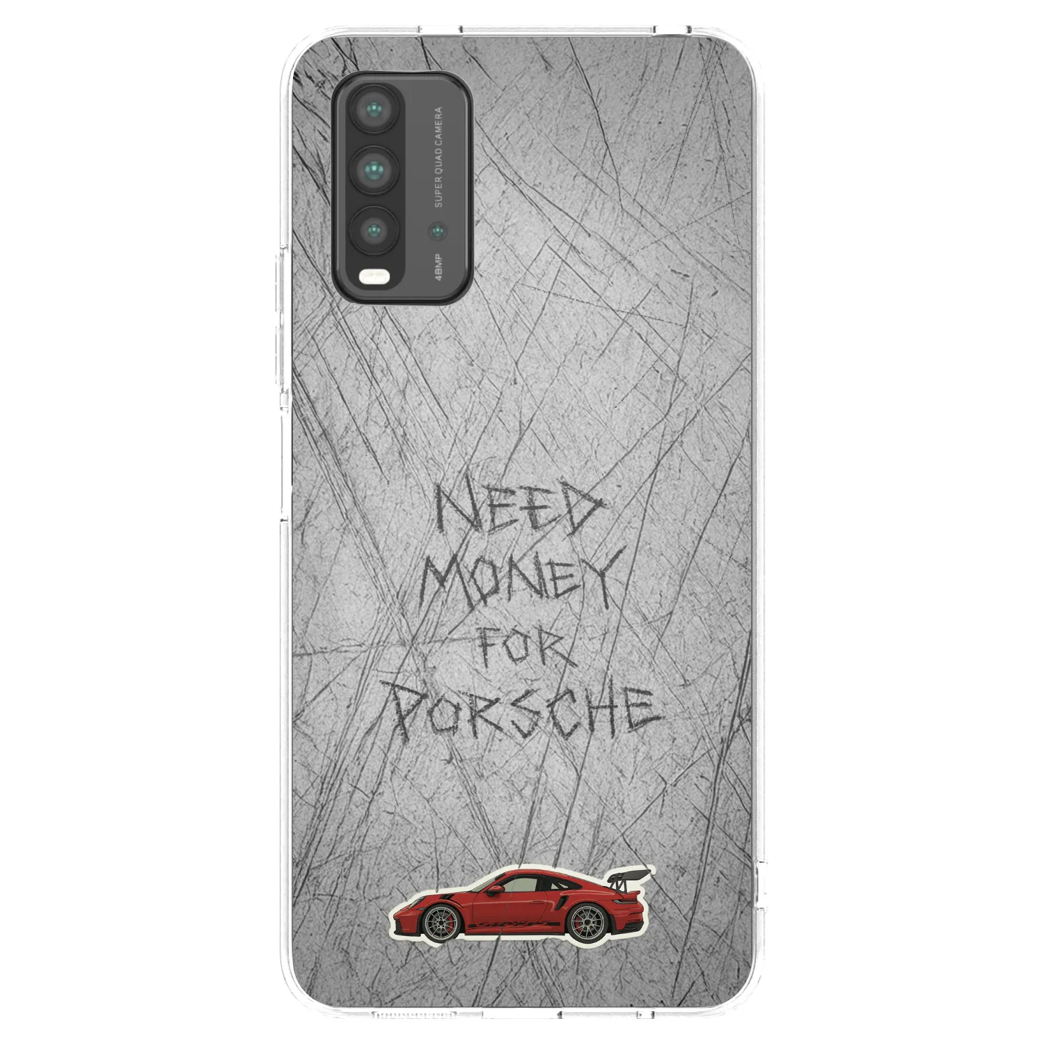 Picasee Xiaomi Redmi 9T Hülle - Schwarzes Silikon - Garage Scratch