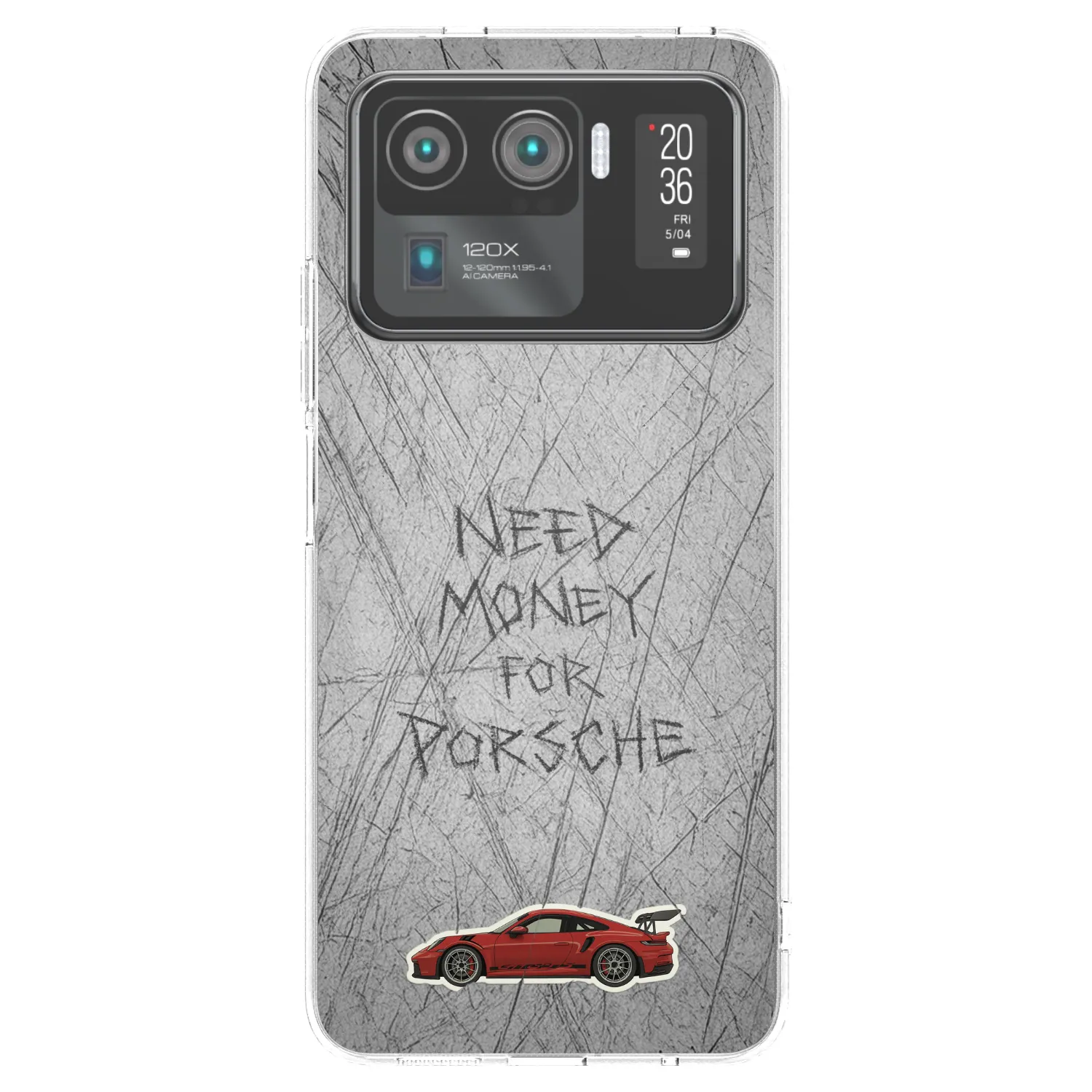 Picasee Xiaomi Mi 11 Ultra Hülle - Transparentes Silikon - Garage Scratch