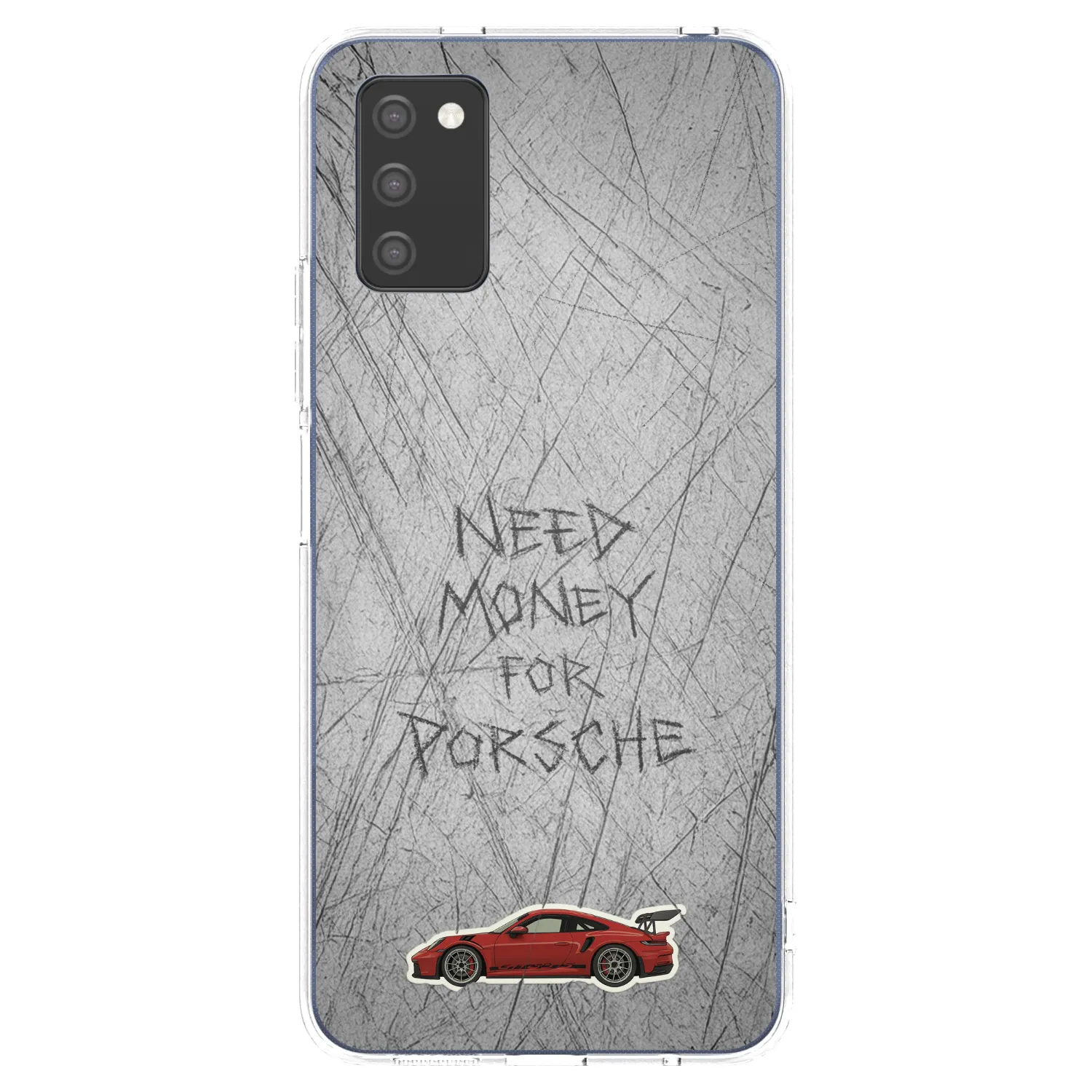Picasee Samsung Galaxy A02s A025G Hülle - Transparentes Silikon - Garage Scratch