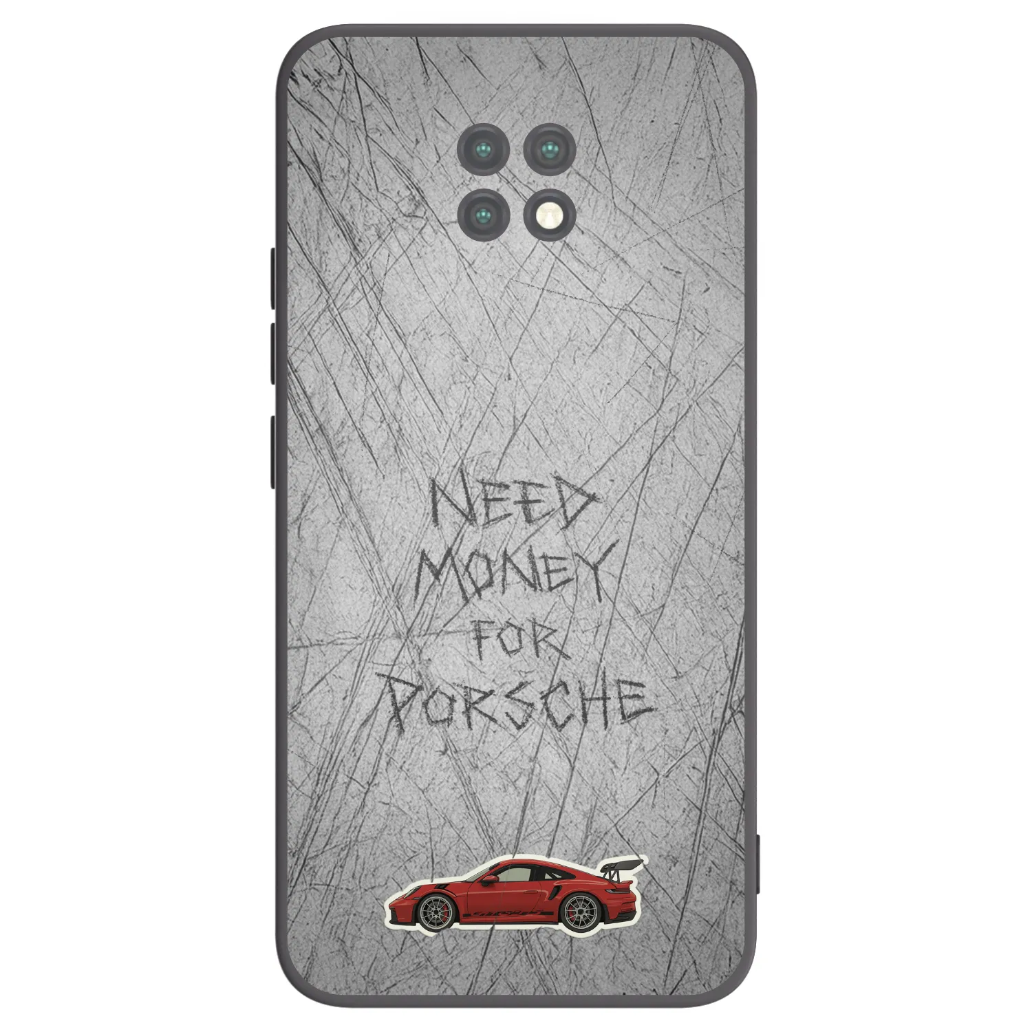 Picasee Xiaomi Redmi Note 9T Hülle - Schwarzes Silikon - Garage Scratch