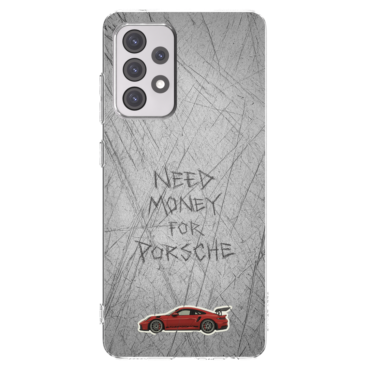 Picasee Samsung Galaxy A52s 5G A528B Hülle - Transparentes Silikon - Garage Scratch