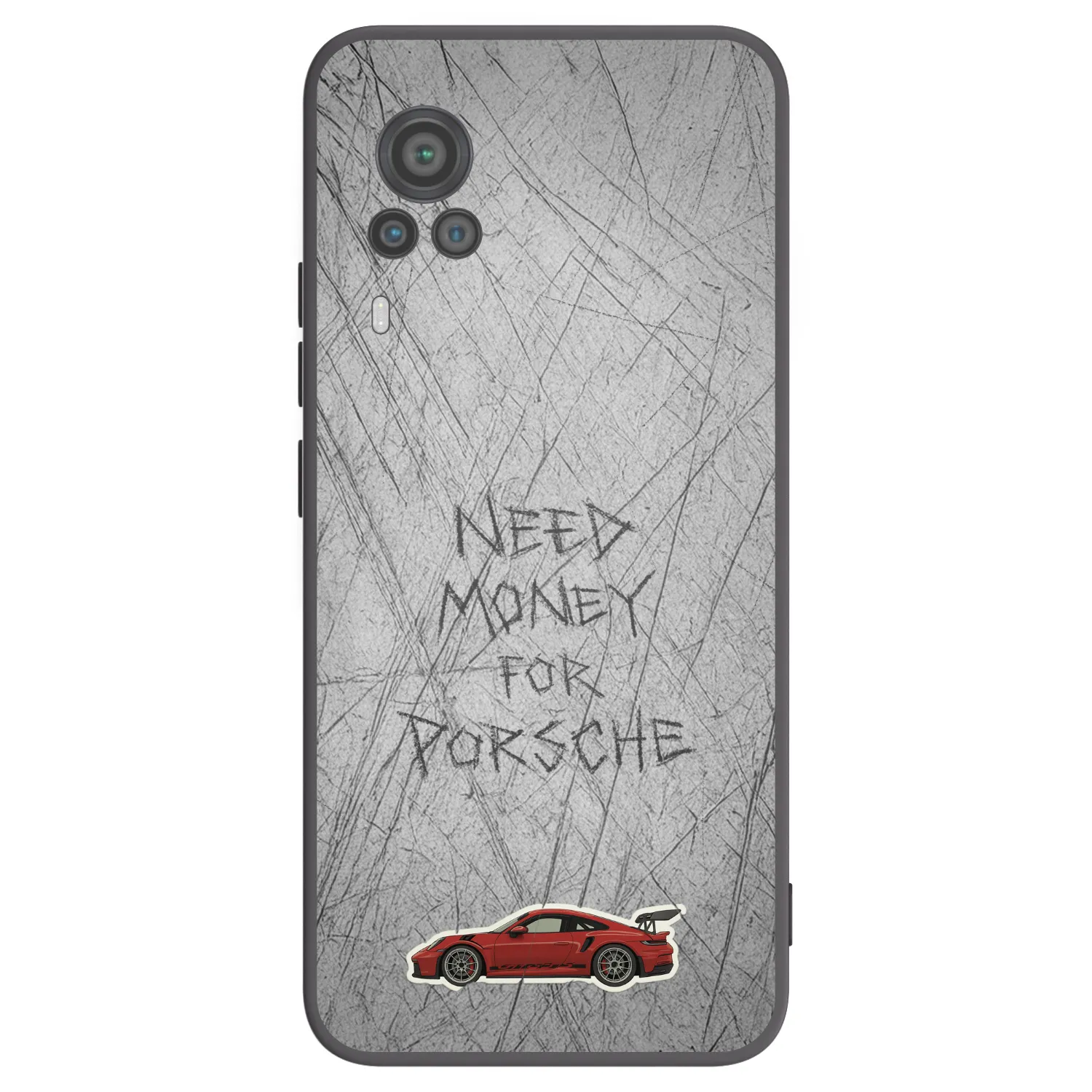 Picasee Vivo X60 Pro 5G Hülle - Schwarzes Silikon - Garage Scratch