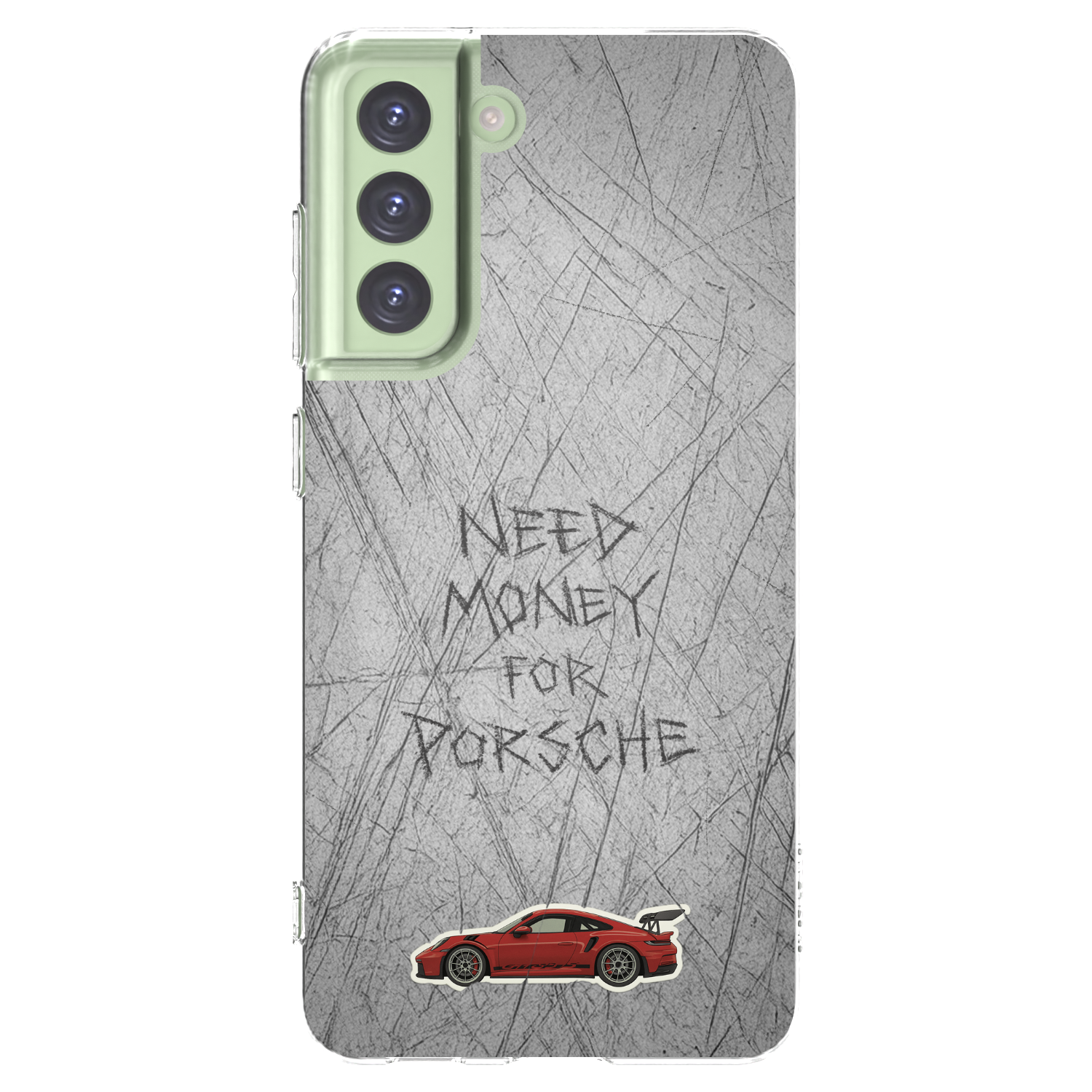 Picasee Samsung Galaxy S21 FE 5G Hülle - Transparentes Silikon - Garage Scratch