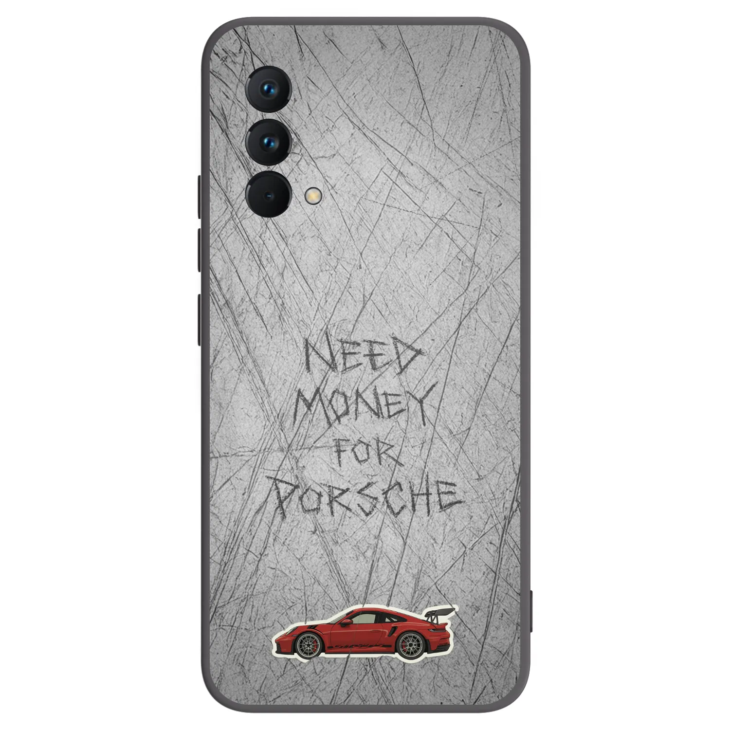 Picasee Realme GT Master Edition 5G Hülle - Schwarzes Silikon - Garage Scratch