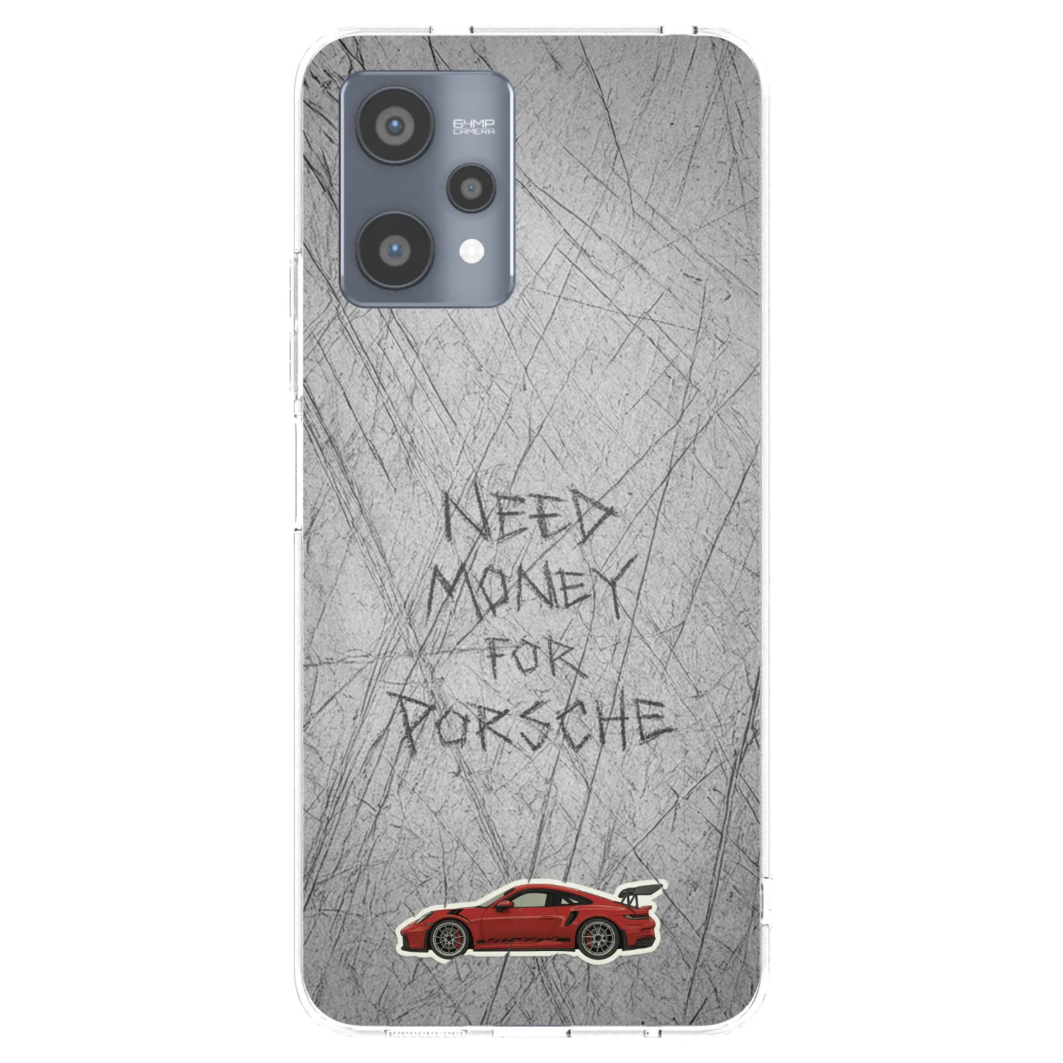 Picasee Realme 9 Pro 5G Hülle - Transparentes Silikon - Garage Scratch