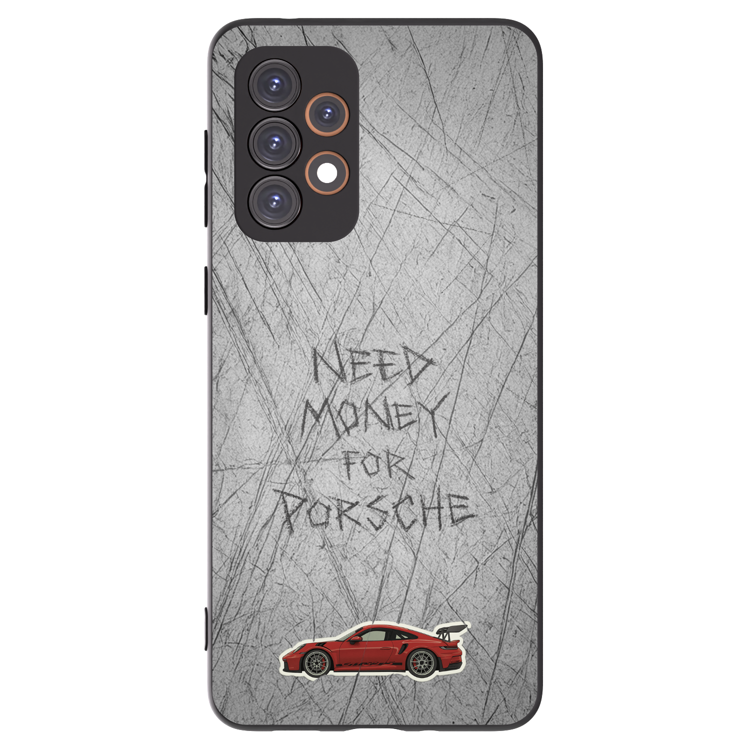 Picasee Samsung Galaxy A33 5G A336 Hülle - Schwarzes Silikon - Garage Scratch