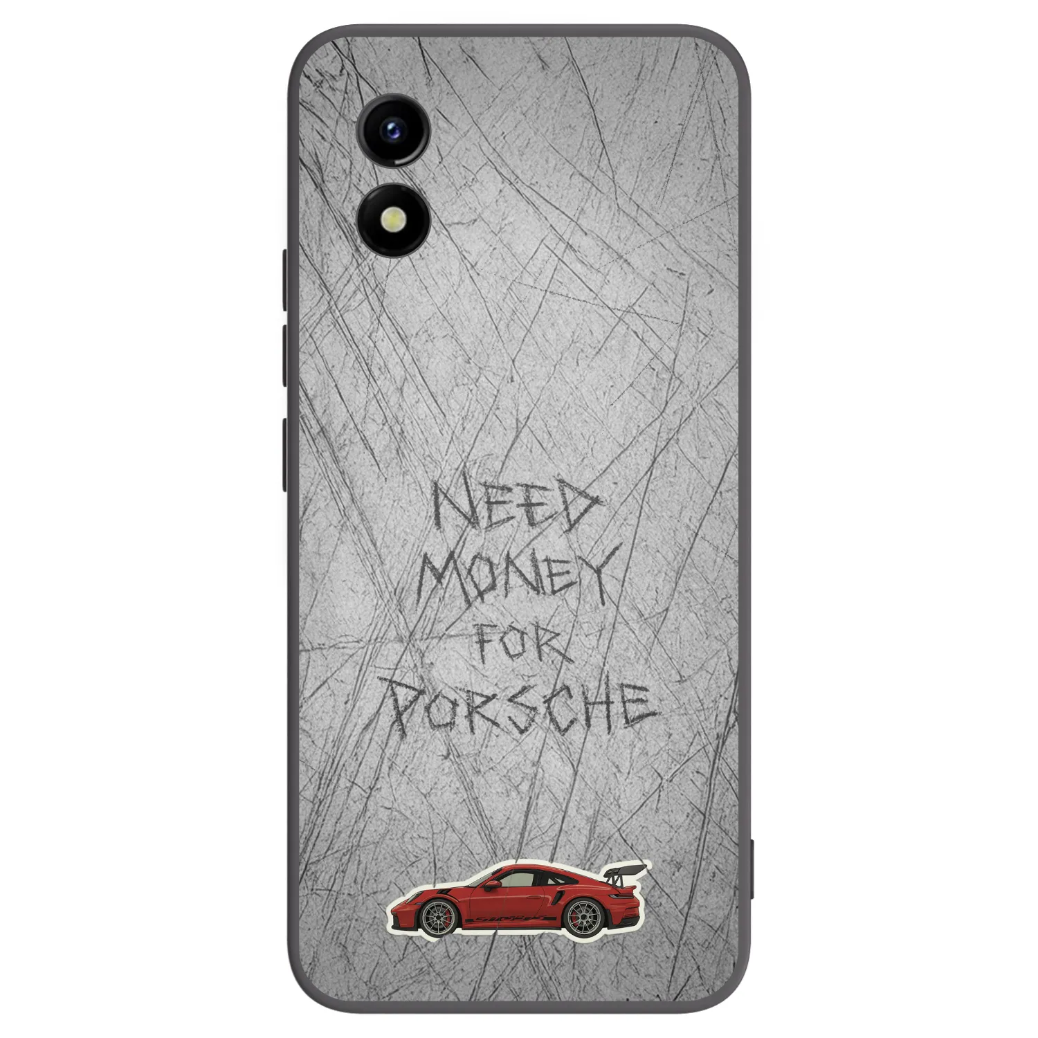 Picasee Vivo Y01 Hülle - Schwarzes Silikon - Garage Scratch