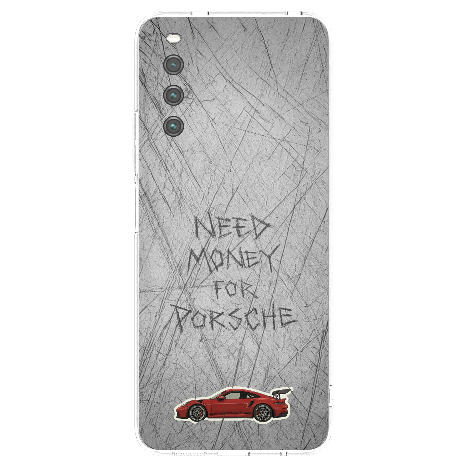 Picasee Sony Xperia 10 IV 5G Hülle - Transparentes Silikon - Garage Scratch