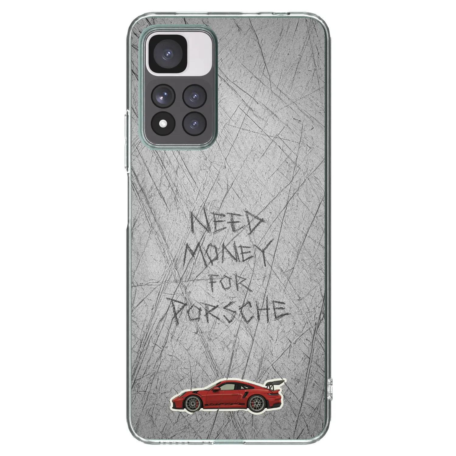Picasee Xiaomi Redmi Note 11 Pro+ 5G Hülle - Transparentes Silikon - Garage Scratch