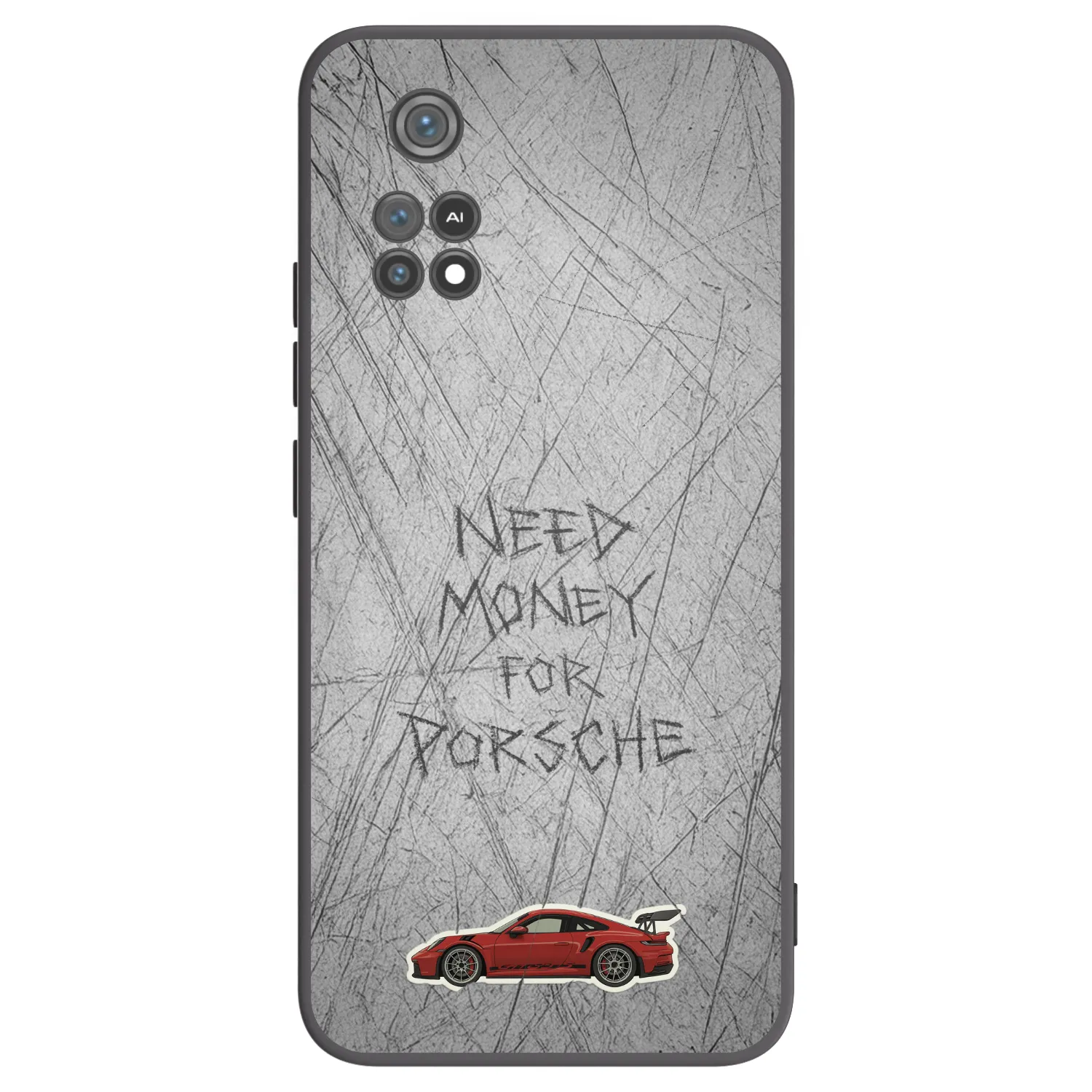 Picasee Xiaomi Poco M4 Pro Hülle - Schwarzes Silikon - Garage Scratch