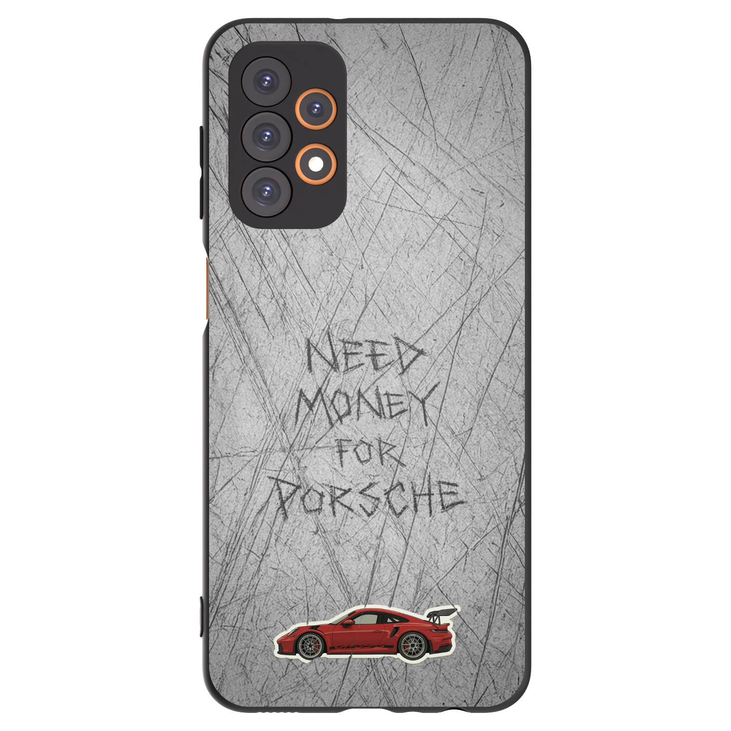 Picasee Samsung Galaxy A23 A235F 4G Hülle - Schwarzes Silikon - Garage Scratch