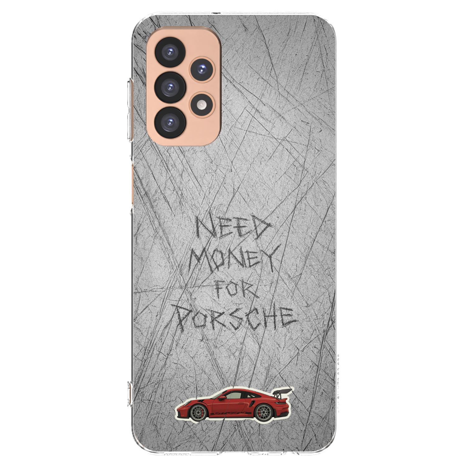 Picasee Samsung Galaxy A23 A236B 5G Hülle - Transparentes Silikon - Garage Scratch