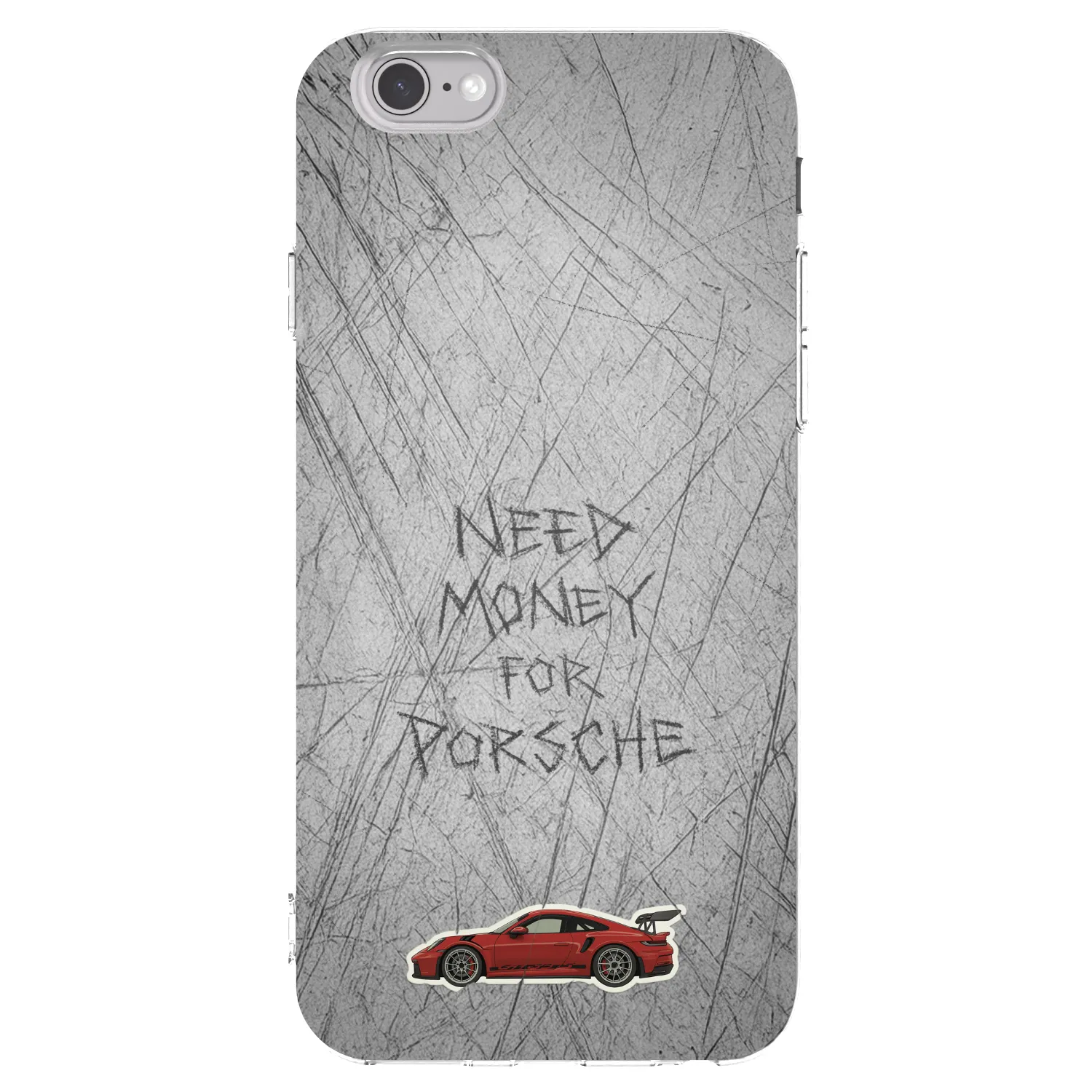 Picasee Apple iPhone 6/6S Hülle - Transparentes Silikon - Garage Scratch