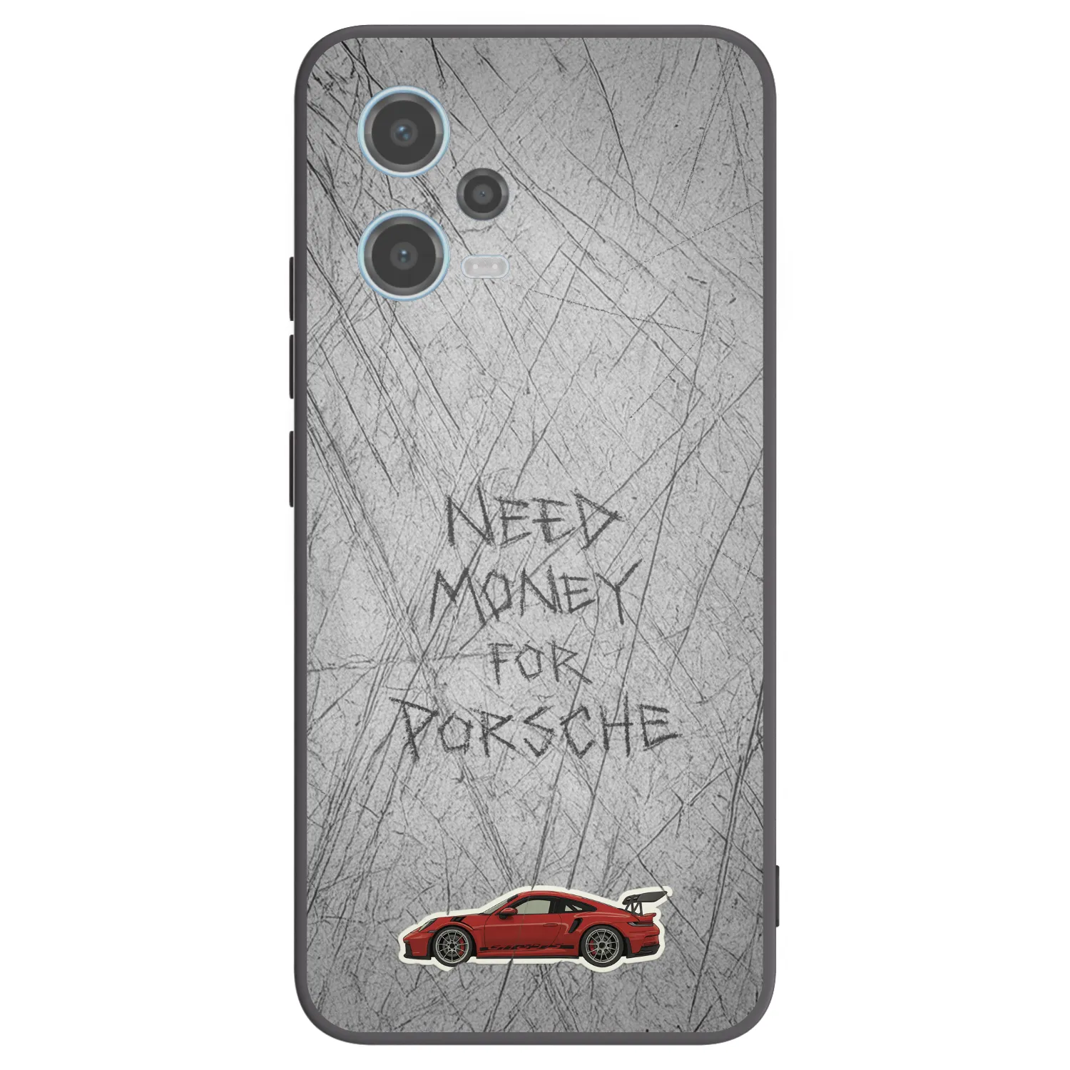 Picasee Xiaomi Redmi Note 12 5G Hülle - Schwarzes Silikon - Garage Scratch
