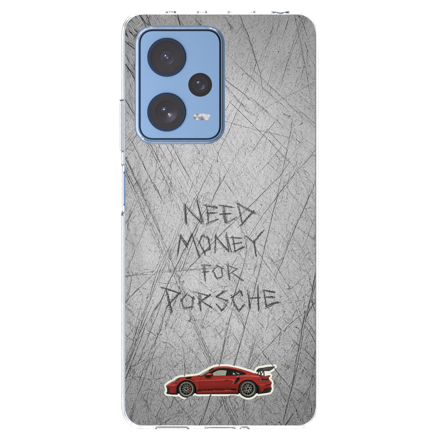 Picasee Xiaomi Redmi Note 12 Pro 5G Hülle - Transparentes Silikon - Garage Scratch